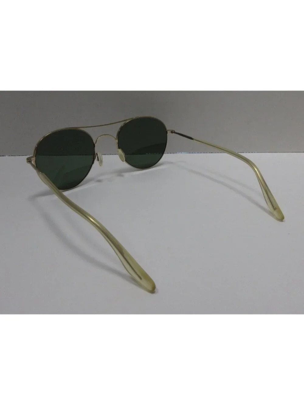 Barton Perreira Sunglasses Green Aviator Rounded Dalziel 50-22-145 NEW